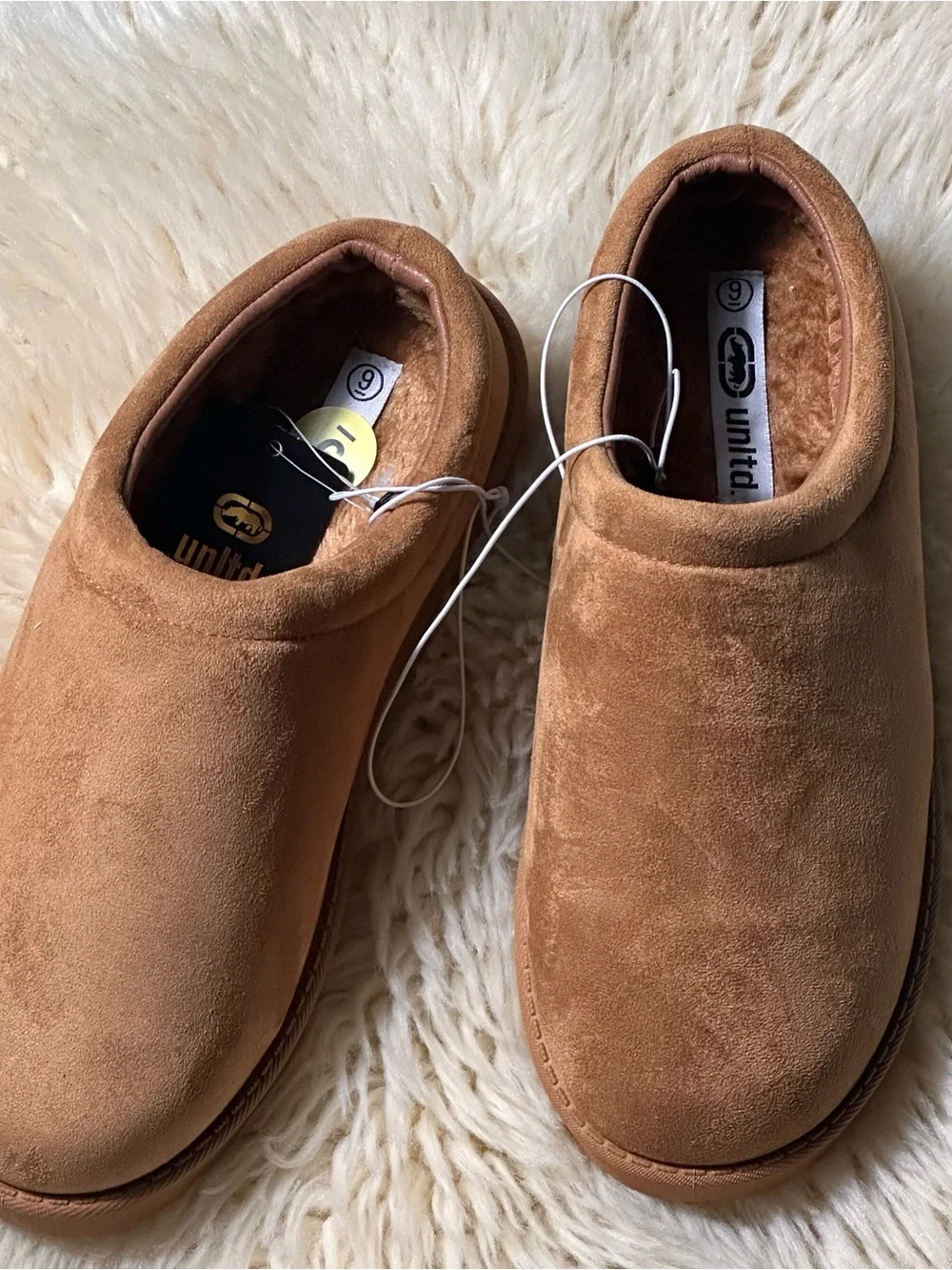 Ecko Unlimited Men’s Slip-On Loafers in Tan Suede
